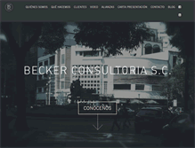 Tablet Screenshot of beckerconsultoria.com